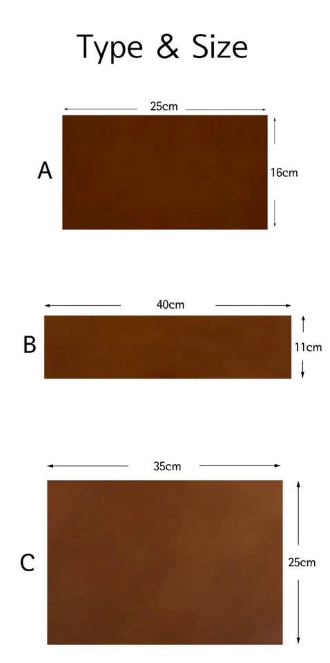 Chromexcel Leather Piece - Horween, 2.0~2.2T, combination tanned,leathercraft - Image 3 of 4