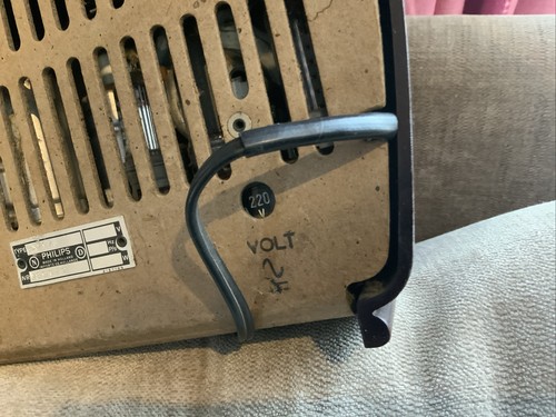 RARE Philips Vintage BX297U Tube Radio 1949 - Picture 11 of 23