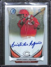 2014 Bowman Chrome Autograph #BCAP-AA Aristides Aquino