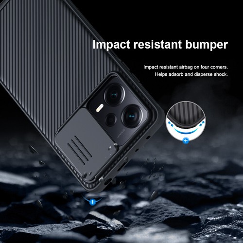 Nillkin CamShield Pro Lens Protector Case for Xiaomi Redmi Note 12 Pro+ - Picture 18 of 23