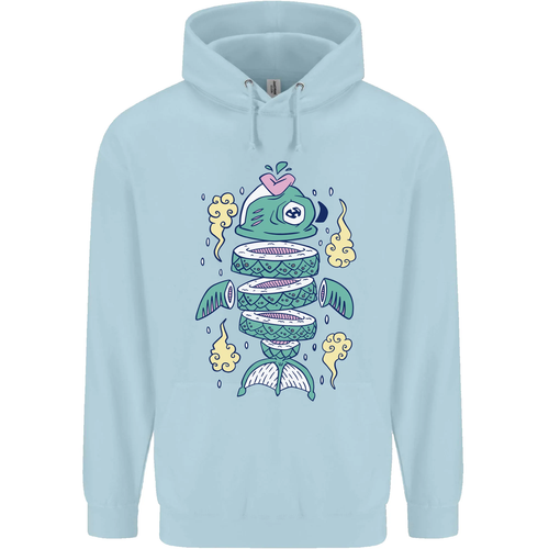 Funny Sliced Sushi Fish Fishing Fisherman Childrens Kids Hoodie - Picture 8 of 88