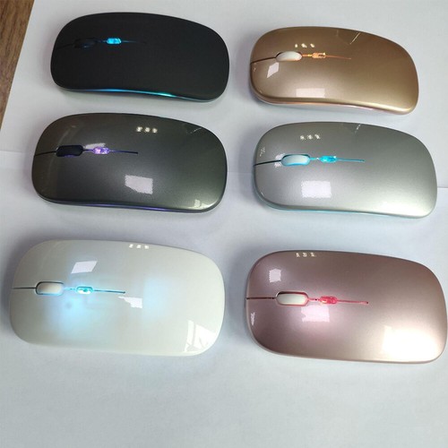 2.4GHz BT Wireless Optical Mouse USB Rechargeable RGB Cordless Mice For Laptop - Picture 20 of 23
