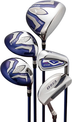 MIZUNO Golf Ladies 8pcs Club Set Efil-8 Carbon Shaft Flex: L w