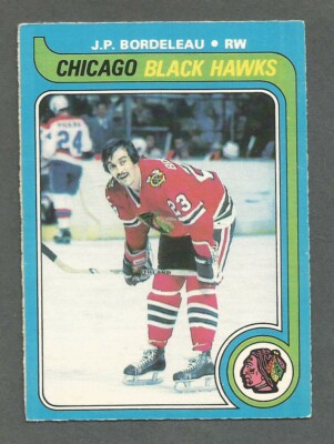 1979-80 O-Pee-Chee OPC Hockey J.P. Bordeleau #212 Chicago Black Hawks NMT+ **4