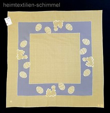 PLAUENER SPITZE ® Tischdecke Mitteldecke Deckchen OSTERN Tischdeckchen 82x82cm