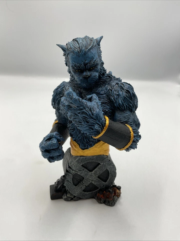 Marvel The Astonishing X-Men Beast Resin Bust Diamond Select Toys LE #734/2500 - Image 2 of 4