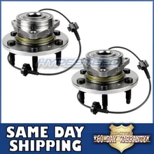 Pair (2) Front Wheel Hub Bearing for Chevy Silverado 1500 Tahoe GMC Sierra Yukon