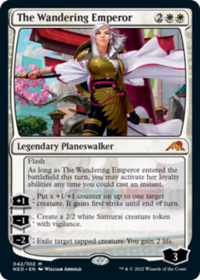 mtg final fantasy the emperor of Palamecia Mint / near mint condition trading card The Emperor (Full Art) -