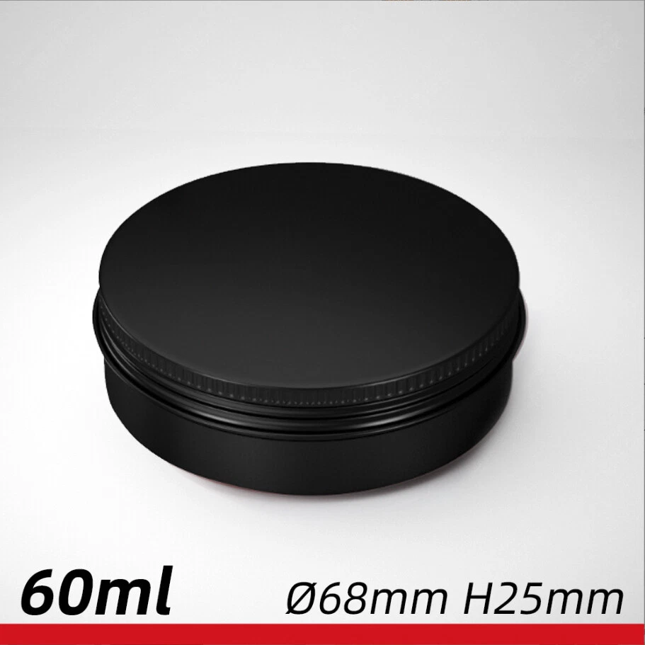 Aluminum Tin Screw Top Lid Round Metal Container,Storage Jar Travel Tin can - Image 4 of 4