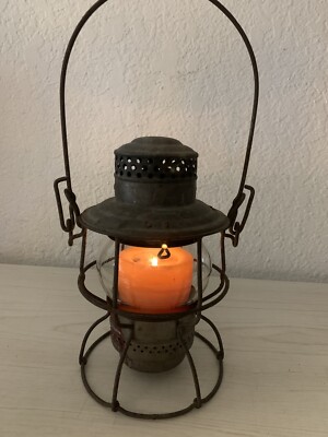 Antique Adlake Kero Railroad Lantern 2-43 Adams & Westlake Co. No