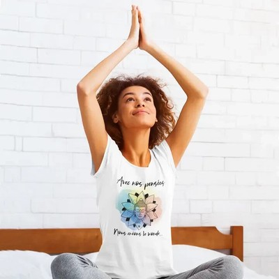 Yoga Karma Damen-T-Shirt bio Baumwolle