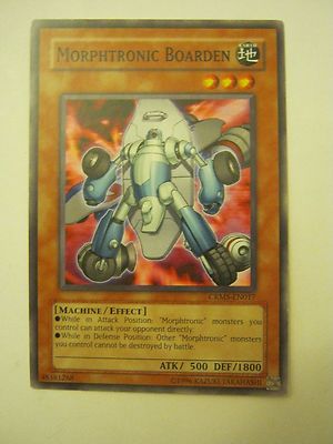 Yu-Gi-Oh! – Morphtronic Boarden (CRMS-EN017) – Crimson Crisis – 1st Edition – Common – Einzelkarte Aus Dem Sammelkartenspiel – Ideal Für Sammler Und Duellanten