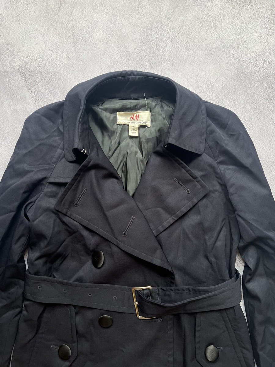 Comme des Garcons CDG x H&M Trench Coat Women's Size: XS | eBay
