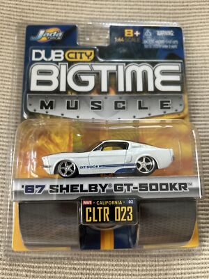 Jada Toys BIGTIME MUSCLE 67 Shelby GT 500 KR NIP Wave 02 | eBay
