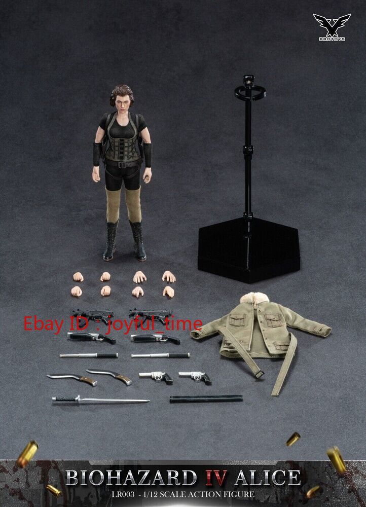 IN STOCK，BROTOYS Alice 1/12 Resident Evil 4 6" Female Action Figure Model LR003