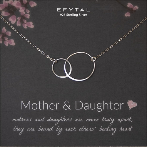 Mother Daughter Necklace - Mom & Daughter Mothers Day Gifts, Birthday Gift Ideas