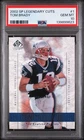 2002 SP Legendary Cuts Tom Brady #1 PSA 10 Gem Mint GOAT 3rd year 9623