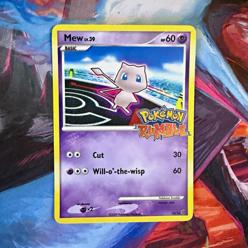 2009 Pokémon Mew Holo Pokemon Rumble 10/16