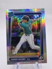 2021 Panini Donruss Optic Silver Prizm Jarred Kelenic Rated Rookie MLB Seattle