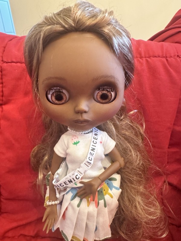 12" Custom Oak Blythe  Joint Doll