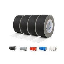 Gaffers Tape Black 4 Pack in Bulk Heavy Duty, 2" x30Yards Each, Professional ...
