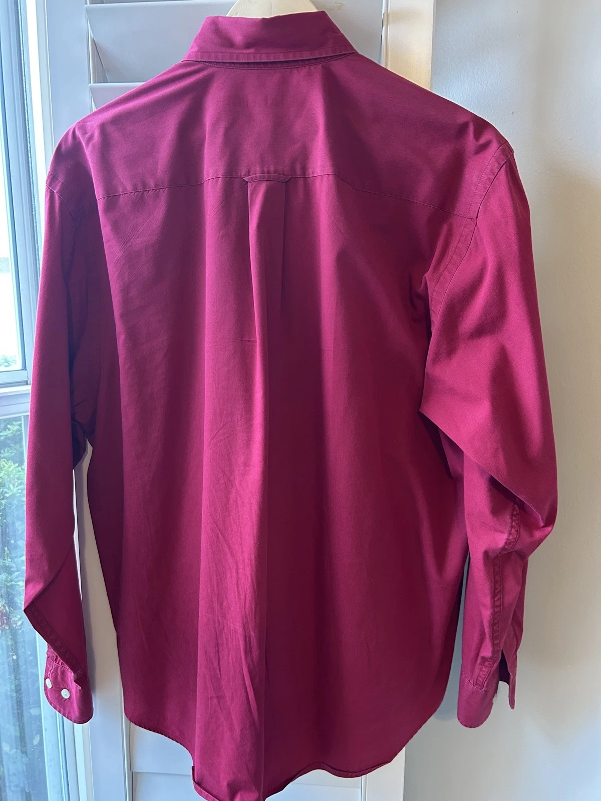 Nautica Men's Long Sleeve Button Down Shirt Red Size M - product detail image 4