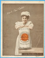 1907 Gold Medal Flour Sack Washburn Crosby Minneapolis MN Don't Be Odd Vtg Ad