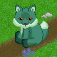 Webkinz Green Velvet Fox Unused Code only promo pet