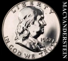 1962 Franklin Half Dollar- Choice Gem Proof Luster- No Reserve #K602