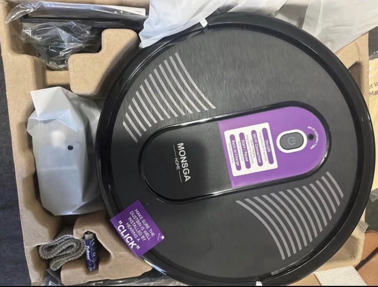 Monaghan Robot Vacuum Cleaner Ultra Slim Design