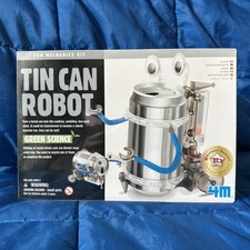 *New* Tin Can Robot Green Science STEAM Toy
