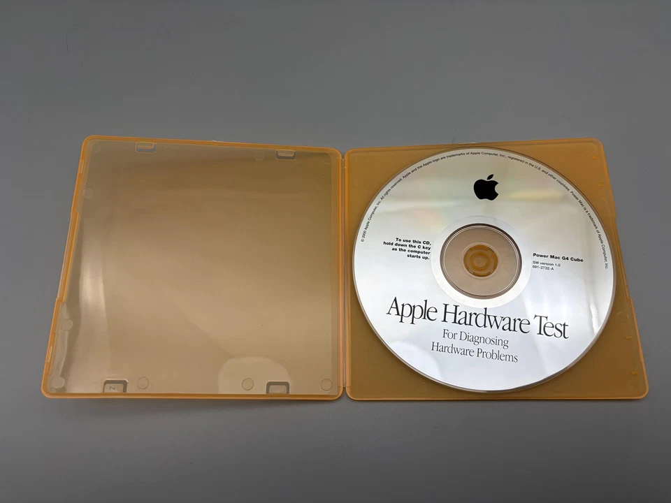 Vintage Apple Power Mac G4 Cube Diagnostic Hardware Test CD 691-2732-A - Image 2 of 4