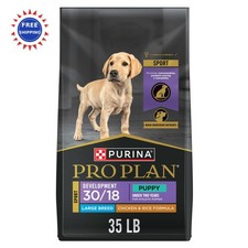 Purina Pro Plan Sport Development Large Breed Dog Food Puppy 35 lb 30 18 Chicken 4.00 per pound