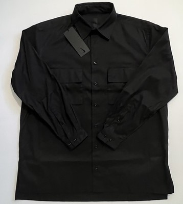 NIKE Every Stitch Considered Men's Woven Oversized Shirt Black Sz. XL DR5407-010