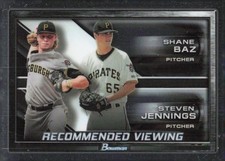 2017 Bowman Draft #RV-PIT Steven Jennings / Shane Baz Recommended Viewing