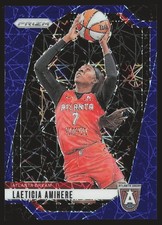2024 Panini Prizm WNBA #54 Laeticia Amihere Blue Velocity Prizms