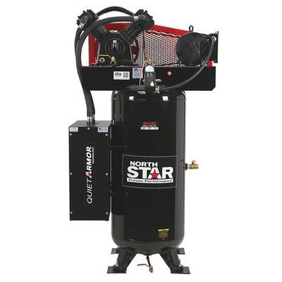 #ad NorthStar Air Compressor with Quiet Armor 60 Gal. 5 HP 19 CFM @ 90 PSI 150 $2299.99