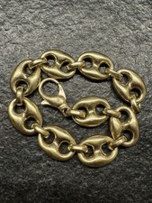 Massives 585 Gold Armband 99,4g 14K 24cm 15mm schwer Luxus Herren Top Zustand