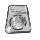 1885 Morgan Silver Dollar $1 NGC MS63