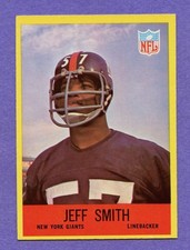 1967 Philadelphia Jeff Smith #118 Giants High Grade NM.