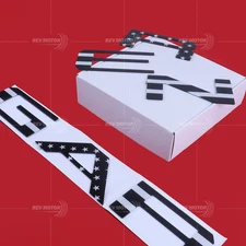 Black Flag Acrylic Rear Tailgate Insert Letters fits for 2019 -2023 Ranger