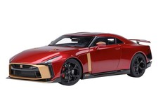 AUTOart 1/18 Scale Nissan GT-R50 by ITALDESIGN (Metallic Red/Gold) 77514