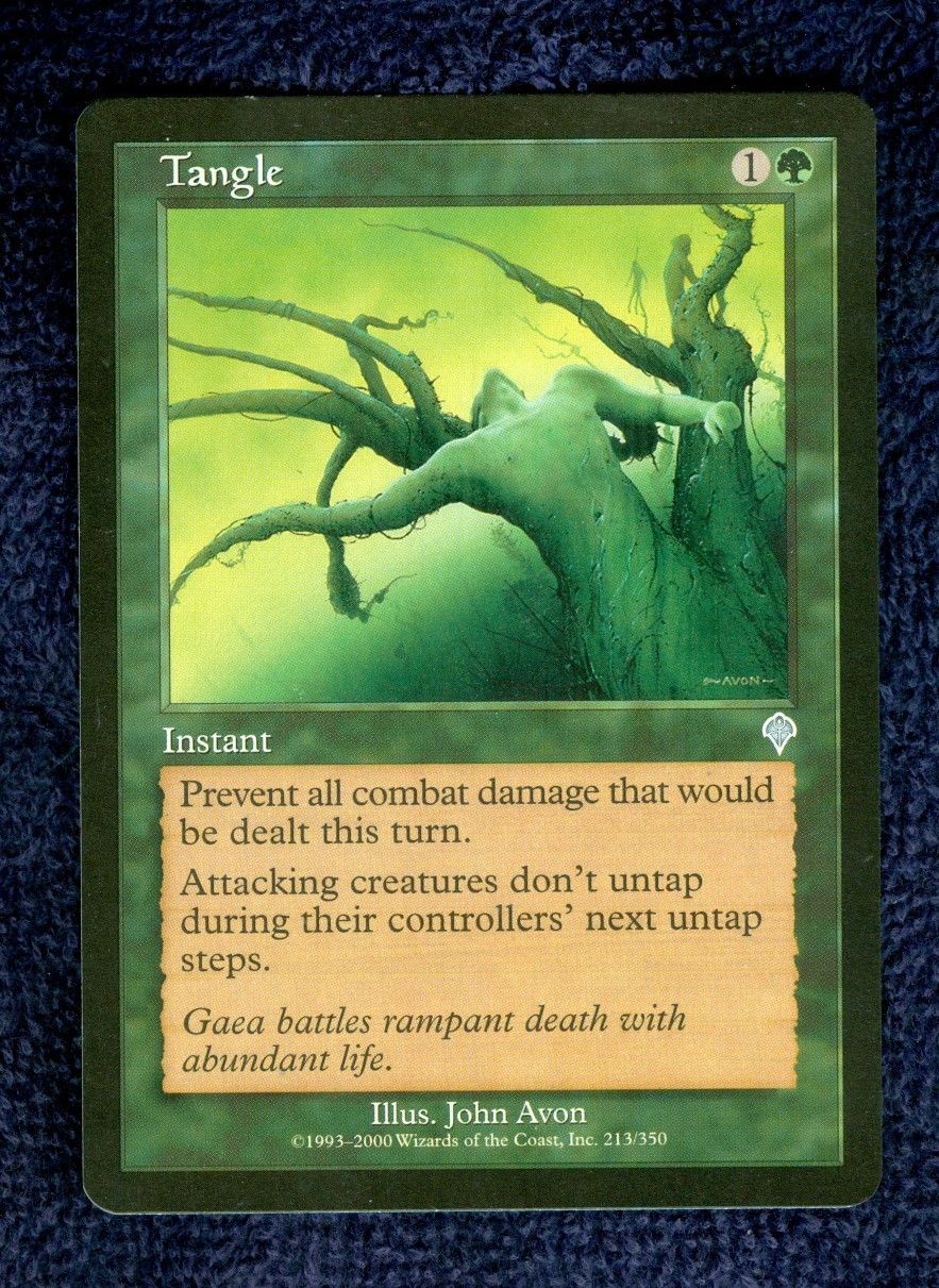 TANGLE  uncommon  Invasion Magic the Gathering  UNPLAYED  NEAR MINT