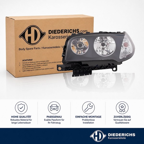 Hauptscheinwerfer Links Diederichs 1275083 FÜR BMW Frontscheinwerfer Frontlicht-image