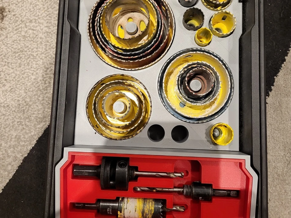 3D Printed Hole Saw Insert for Milwaukee PACKOUT Organiser | Fits Starrett-Style - Image 3 of 3