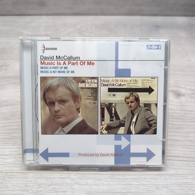 David McCallum Music Is A Part Of Me MUSIC-A PART OF ME / MUSIC-A BIT MORE OF CD