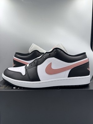 Nike Air Jordan 1 Low Black Rust Pink NBY BRAND NEW Size 10