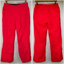 Obermeyer GIRLS Elsie Waterproof Insulated Bright Red Snow Pants Size XL 18-20 