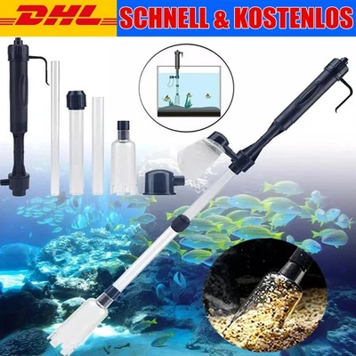 MARKENLOS Elektrisch-Aquarium Mulmsauger Schlammsauger Sand Kies Bodenreiniger Staubsauger