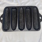 RESTORED Unmarked Wagner 5 Stick Cast Iron Cornbread Pan RARE HTF SEASONED